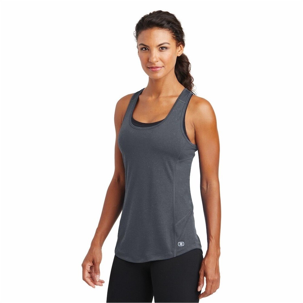 OGIO Endurance Women’s Racerback Pulse Tank Top Gear Gray (Size M) LOE322